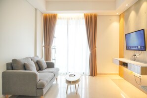 Apartment | Living area - Modern Look And Nice 2Br Gold Coast Apartment Near Pik (Jakarta)
