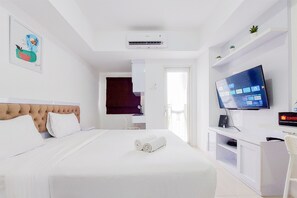 Studio | 1 slaapkamer, een bureau, gratis wifi