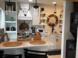 Fridge, microwave, oven, stovetop - Black Brindle Bungalow, Downtown Ft. Myers: Walk to Best Eats and Shops! (Fort Myers)