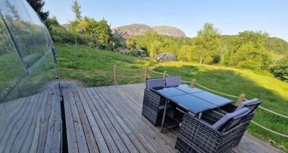 Airstream caravan in Snowdonia