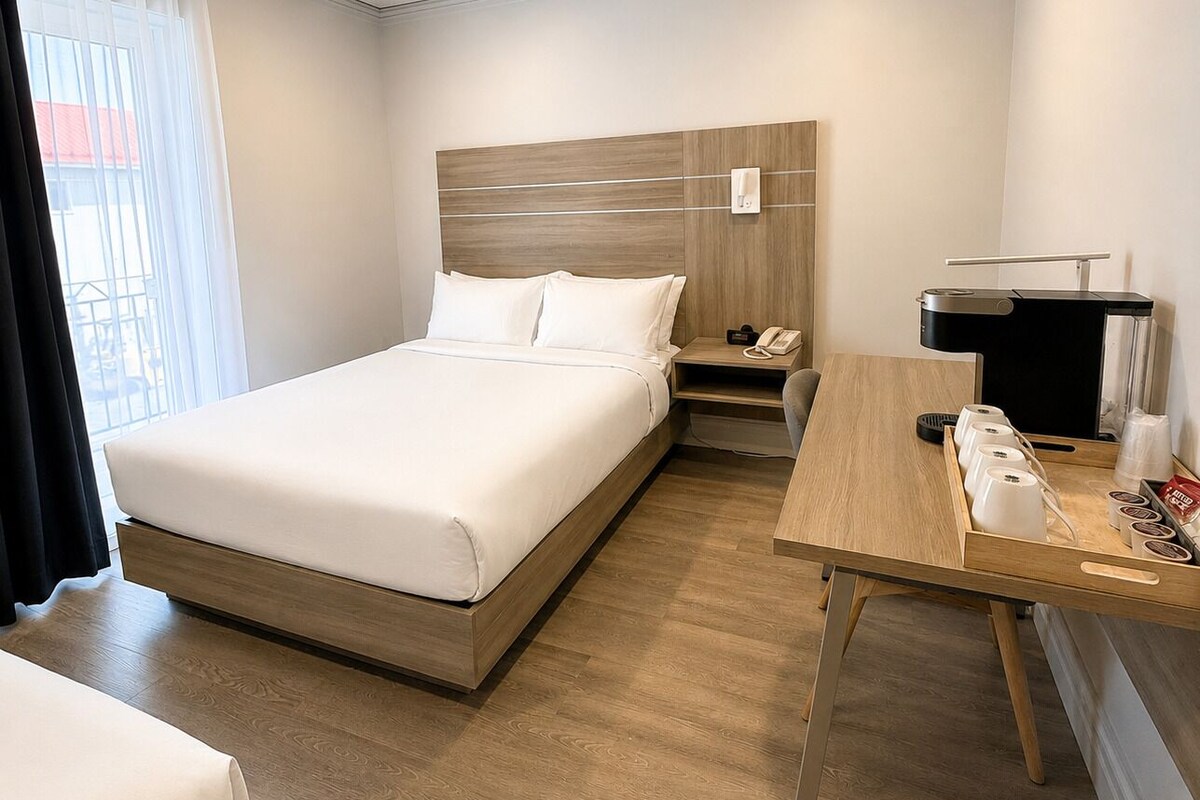 Standard Double Room | Blackout curtains, soundproofing, iron/ironing board (on request)