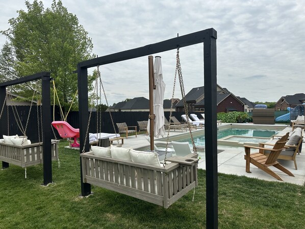 Udendørs pool, opvarmet pool