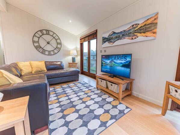 Smart-tv en een open haard