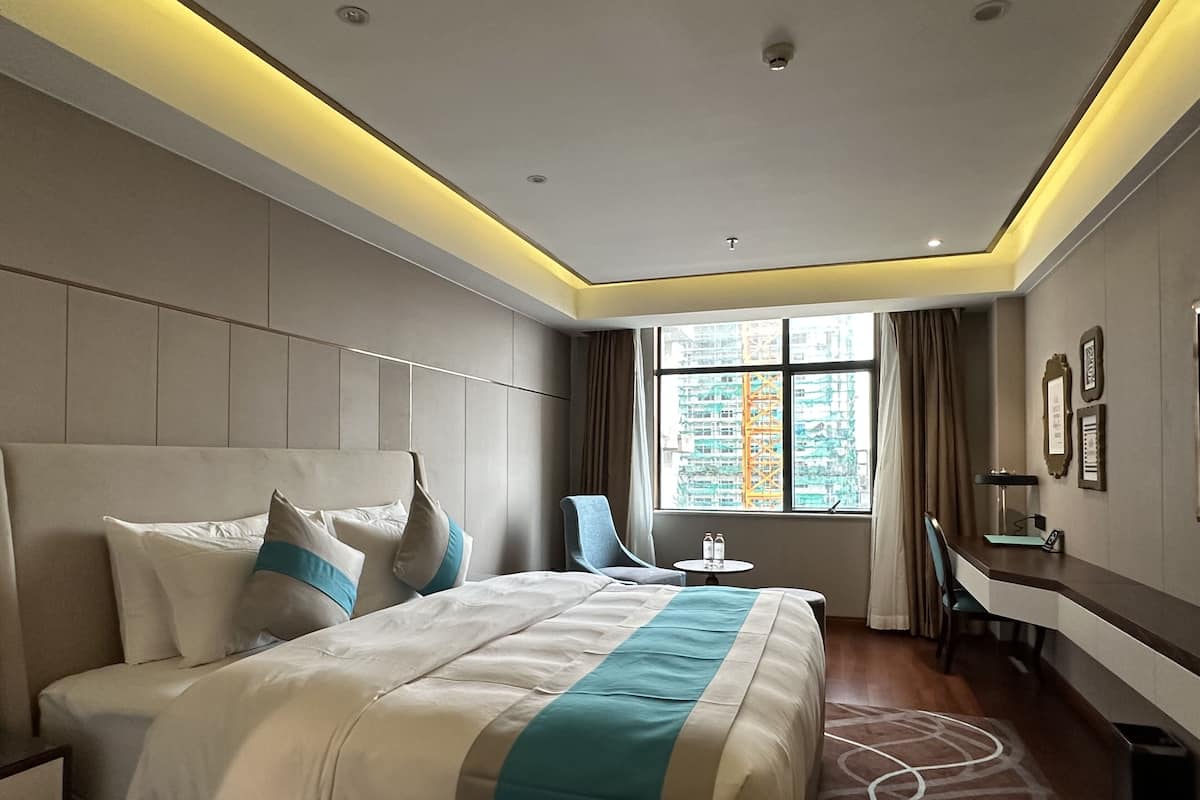 1 slaapkamer, een minibar, een bureau, gratis wifi