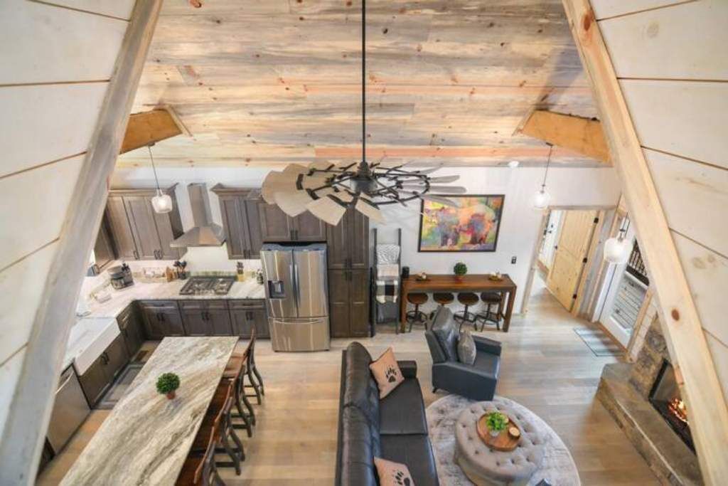 Smart TV, fireplace, video games, books