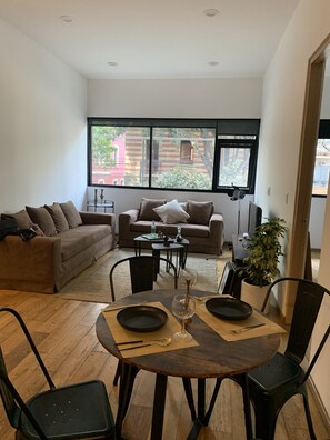 Living area - Great location at Colonia Roma, beautiful unit  (Ciudad de México)