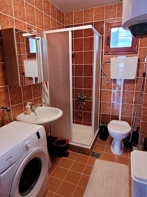 Towels, soap, toilet paper