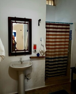 Towels, soap, toilet paper