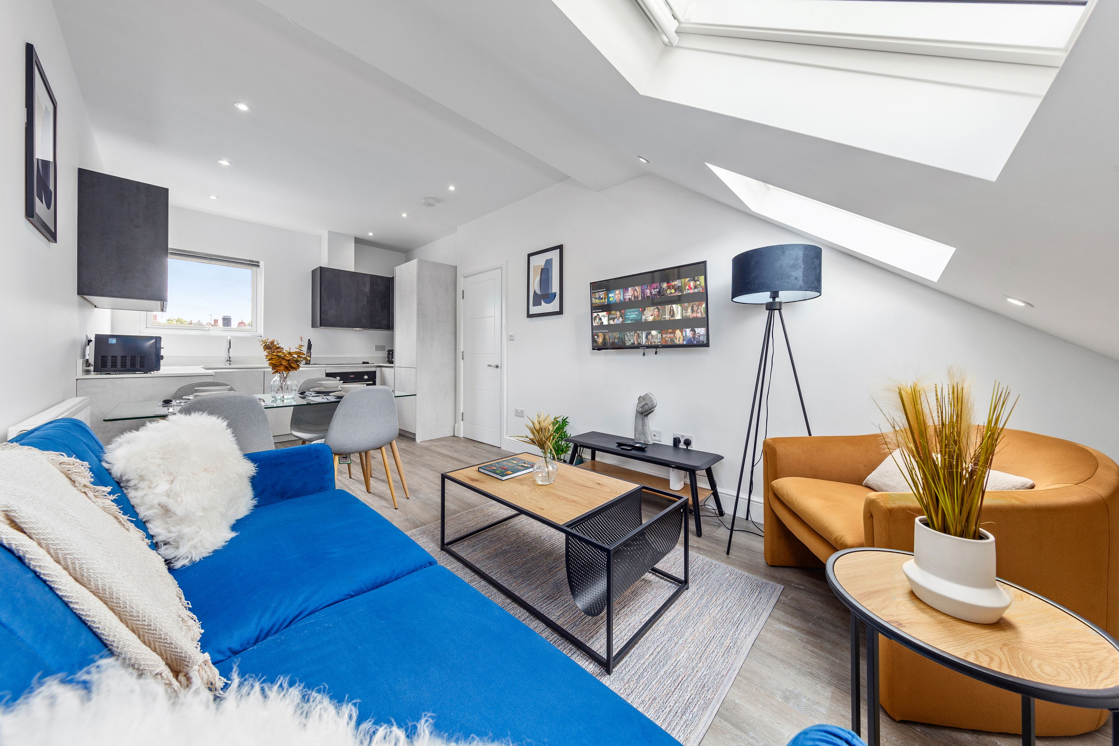 Standard Apartment | Living area | 43-inch Smart TV with digital channels, Netflix, streaming services