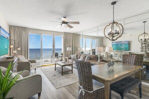 Smart TV, DVD player, books, stereo - Majestic Sun A404*Remodeled*Gulf Views*HeatedPools*Hot Tubs*Beach Gears (Miramar Beach)