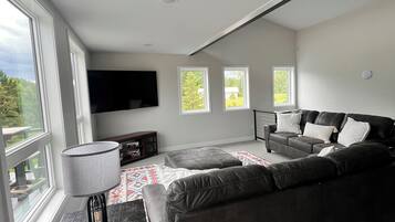 Smart-tv och en stereo