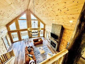 TV, fireplace, DVD player