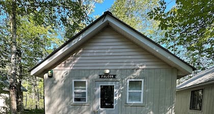 Wood View Cabins that sleep up to six people.