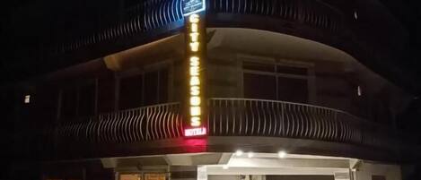 Voorkant van accommodatie