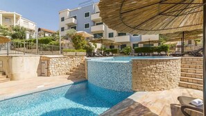 Pool - Seaview apartment Clementin with shared pool - EOS CROATIA (Slatine)