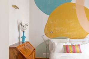 2 室のベッドルーム、WiFi、ベッドシーツ