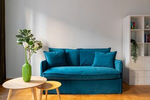 Living area - iFlat | Spanish Steps Blue Apartment (Roma)