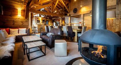 Luxueux chalet 7 chambres avec jacuzzi et sauna, proche télésiÚge