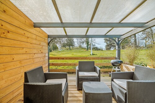 Holiday Home 'Petit Gîte Sables D' Or 600m Plage' with Sea View, Private Terrace and Wi-Fi