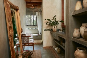 Familienhaus, Mehrere Betten, Bergblick | Badezimmer | Haartrockner, Bademäntel, Handtücher