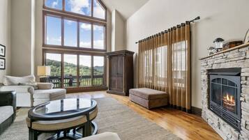 TV connectée, cheminée