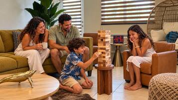 Make time for laughter and friendly competition with our oversized wooden stacki