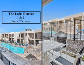 Pool - The Lofts 1 & 2 Retreat| Connected Homes, 8 Bedrooms, Sleeps 32, community pool and hot tub (St. George)