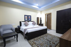 Suite Deluxe | 1 dormitorio, sistema de insonorización, wifi gratis y ropa de cama