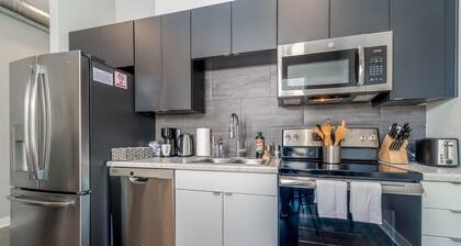 Des Moines Designer 1BD 1BA Downtown Apartment