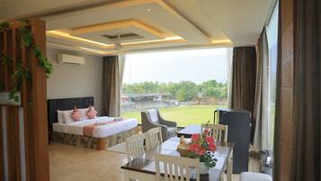 Luxury Room | Premium bedding, Select Comfort beds, laptop workspace, soundproofing