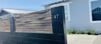 Holiday home close to beach private parking