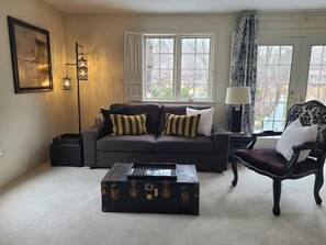 تلفزيون، مدفأة، كُتُب