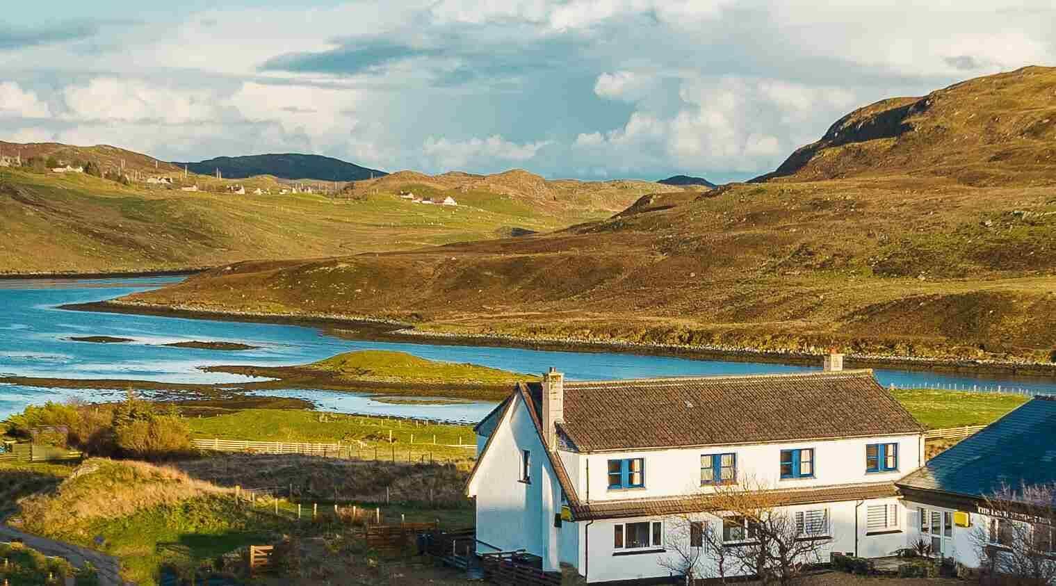 Façade de l’hébergement