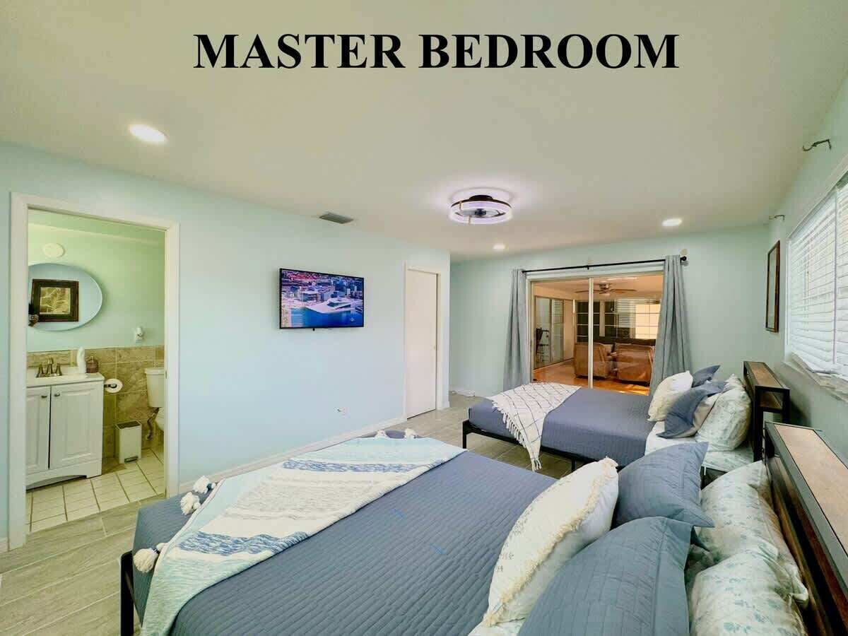 3 bedrooms, iron/ironing board, travel crib, WiFi