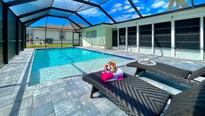 Pool - Coastal Charm with Heated Pool (Cape Coral)