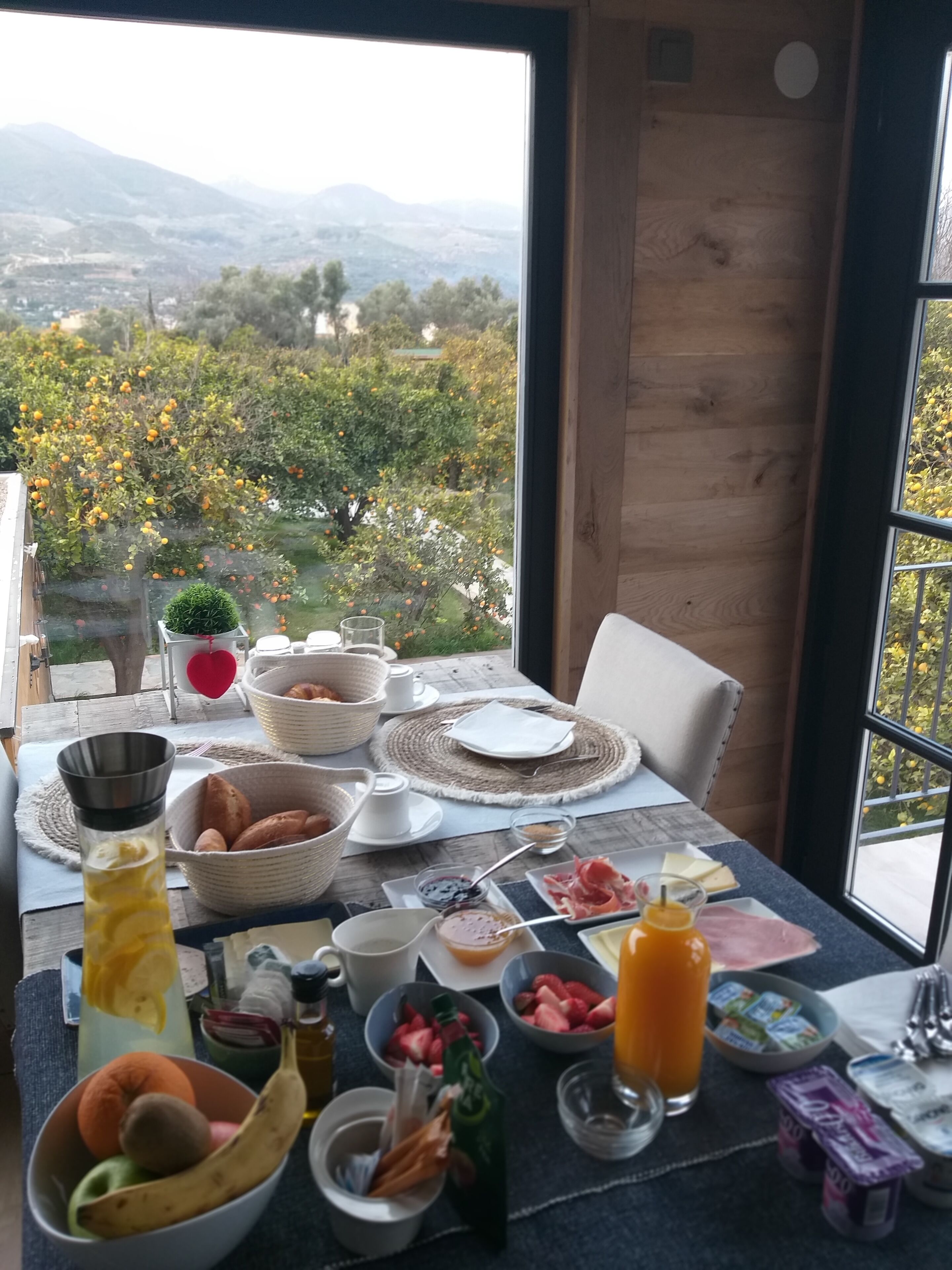 Petit déjeuner continental compris tous les jours