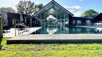 Indoor pool, a heated pool