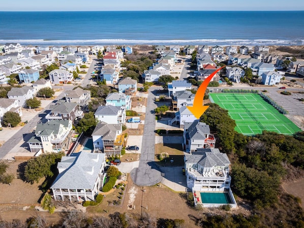 Exterior - Steps to Beach, Pool & Tennis in heart of Corolla (Corolla)