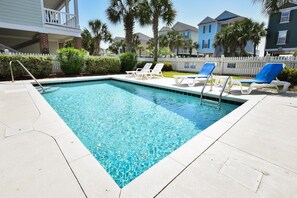 Pool - Oceanview 5 BR Beach House with a Private Pool! Legal Ease (Surfside Beach)