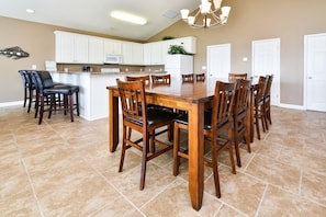 Dining - Oceanview 5 BR Beach House with a Private Pool! Legal Ease (Surfside Beach)