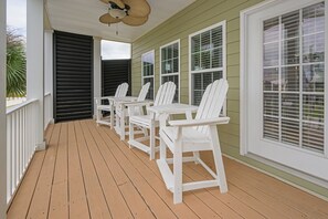 Terrace/patio - Just a Walk to the Beach 5 BR Beach House with a Private Pool!  At Ease (Garden City)