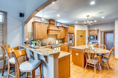 Lakefront Waterford Home w/ Game Room & Grills!