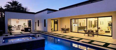 Una piscina climatizada