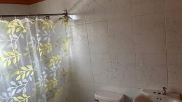 SĂšche-cheveux, serviettes fournies, savon, shampoing