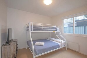 5 bedrooms, iron/ironing board, travel cot, WiFi