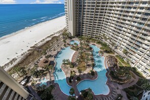 Indoor pool, a heated pool - Newly Renovated 15th Floor Condo with Gulf View (Panama City Beach)