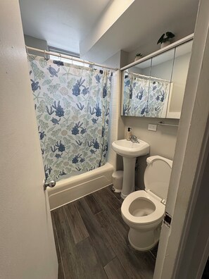 SĂšche-cheveux, serviettes fournies, savon, papier toilette