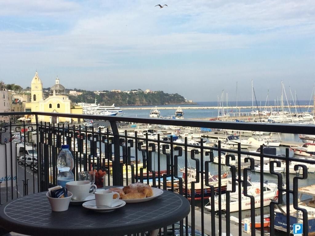 Chambre Quadruple Supérieure, balcon, vue mer