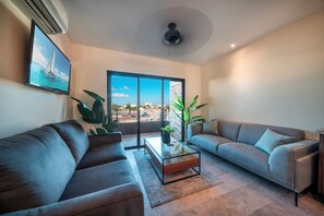 Living area - Veranda 213 - Central 1 Bedroom Condo (Playa del Carmen)