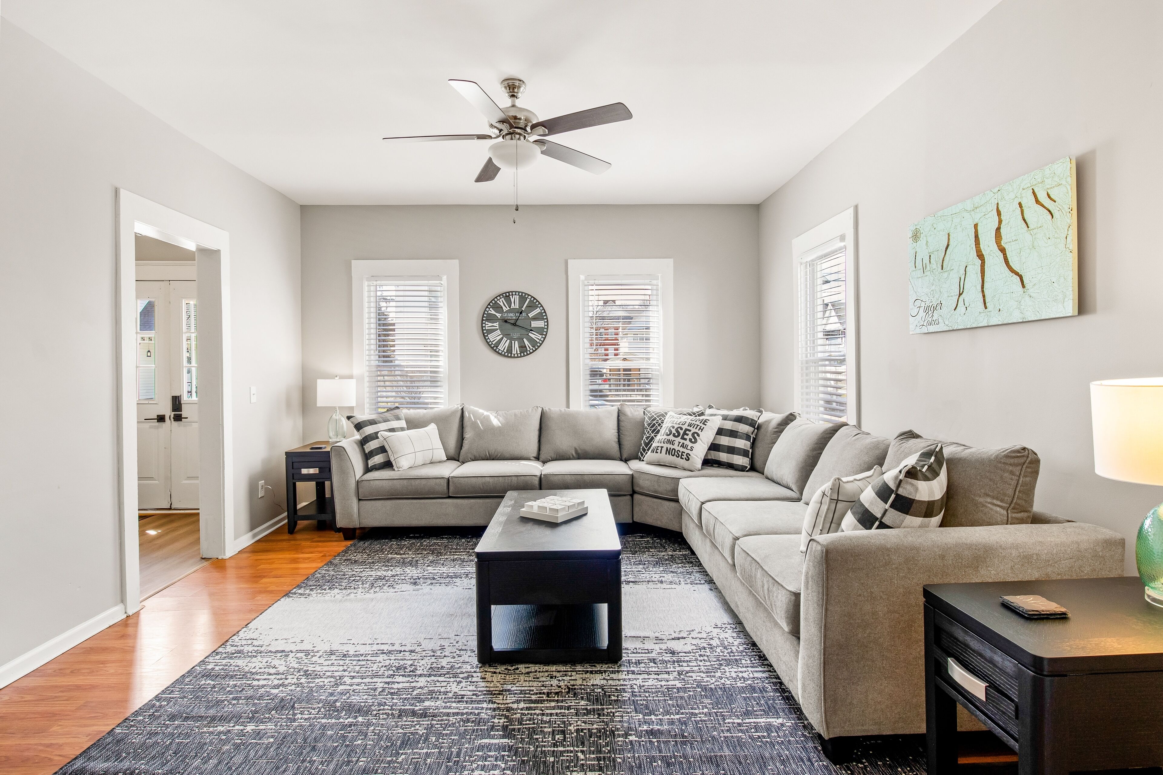Dog-friendly home near downtown, lake, & wine trail with private W/D